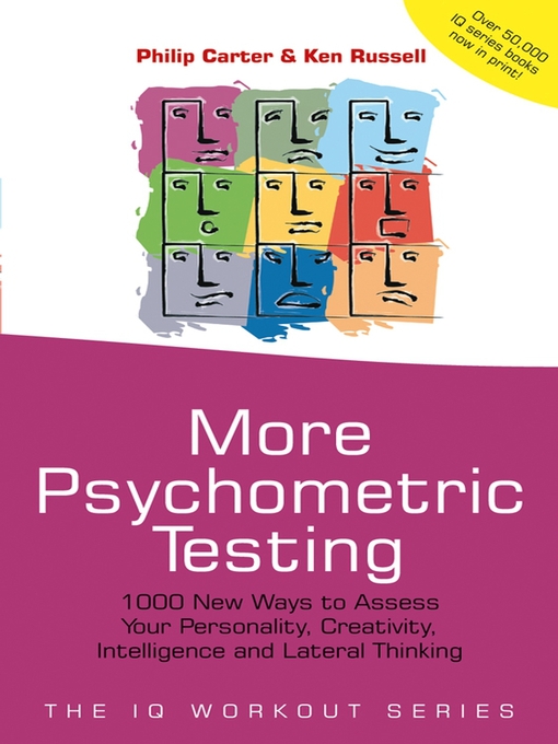 Title details for More Psychometric Testing by Philip Carter - Available